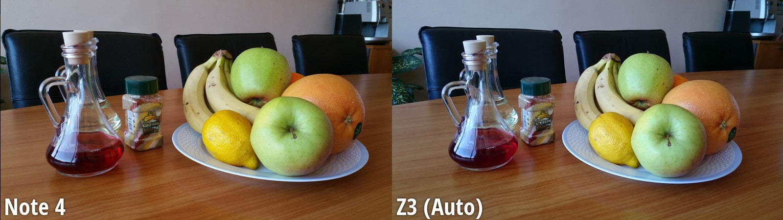 Side-by-side view - Samsung Galaxy Note 4 scores a flawless victory against the Xperia Z3 in our blind camera comparison