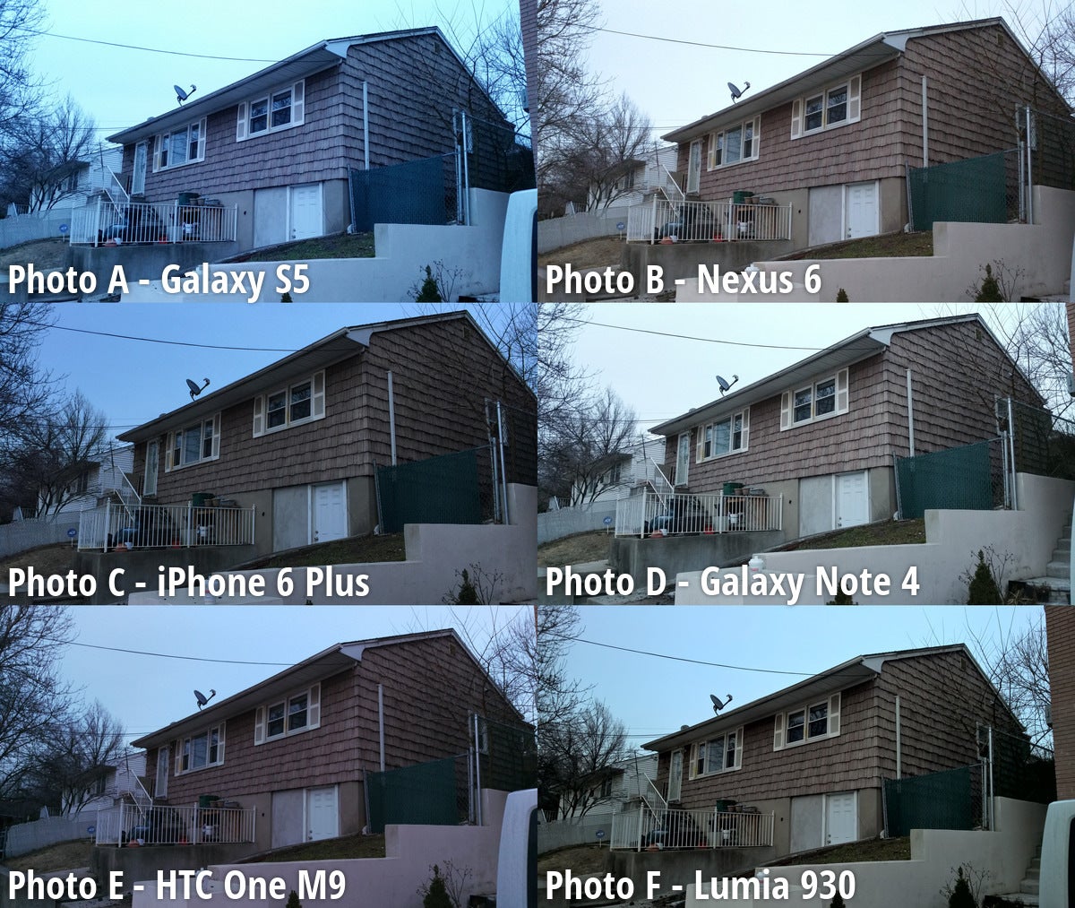 Side-by-side preview - Nokia Lumia 930 wins our blind camera comparison, followed by Galaxy Note 4; HTC One M9 ends up last
