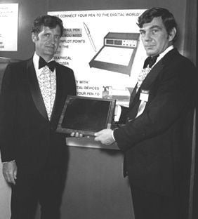 Dr. Samuel Hurst (left) - Article: Touchscreen technologies in phones