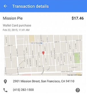 Update to Android version of Google Wallet will allow users to integrate with Google Maps - Google Wallet for Android is integrated with Google Maps in latest update