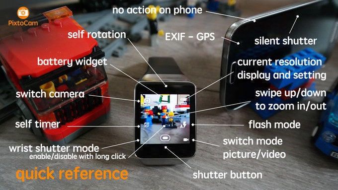 PixtoCam for Android Wear lets you take pictures from your smartwatch - How to use your Android Wear smartwatch as a remote shutter for a smartphone camera