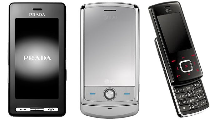 Black Label series - PRADA, Shine, Chocolate - History of the top five phone manufacturers