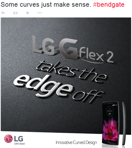 LG Jordan takes a shot at the Samsung Galaxy S6 edge - LG Jordan mocks Samsung Galaxy S6 edge