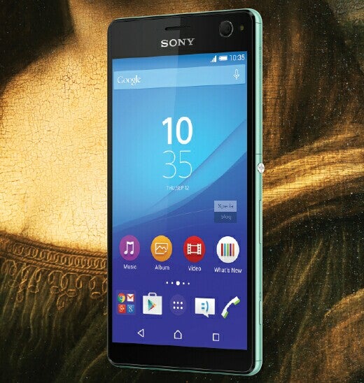 Alleged render of Xperia C4 shows large frontal camera, cool color
