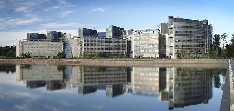 Nokia Head Office in Espoo, Finland - History of the top five phone manufacturers