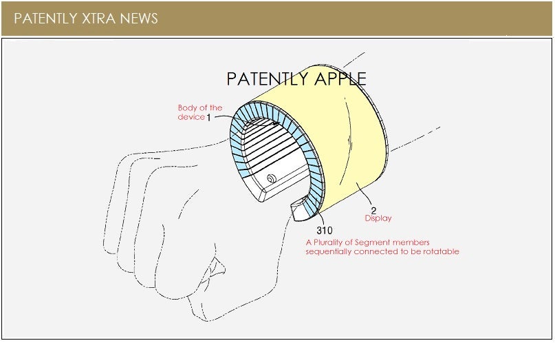 Samsung goes all futuristic with a flexible smartphone that becomes a bracelet (or is it the other way around?)