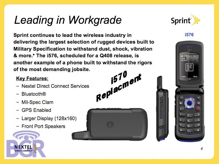 Motorola i576 - Touch Pro to land on Sprint in October