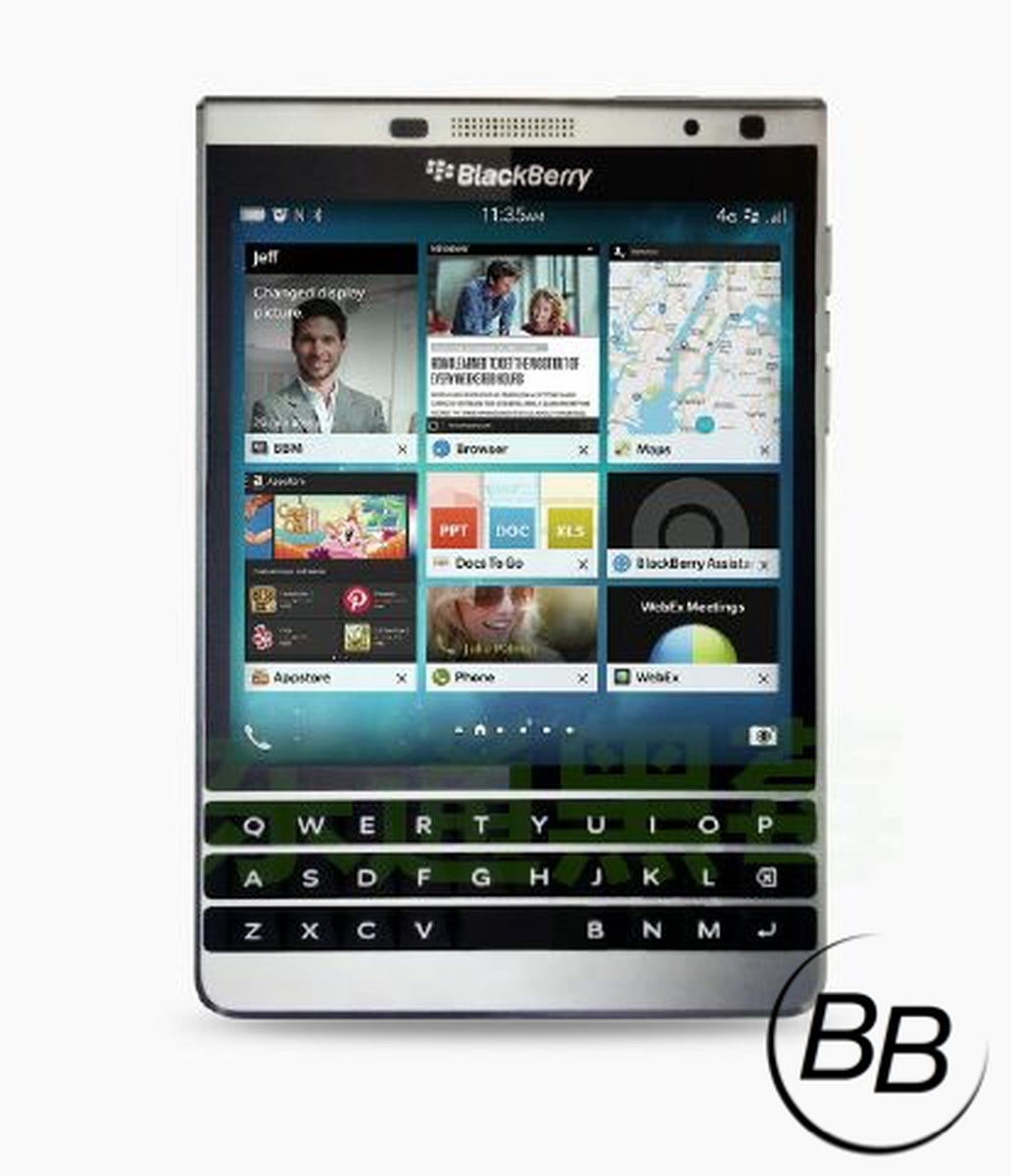 First specs, render of the BlackBerry Oslo leak: Passport-like squarish design and QWERTY keyboard in tow