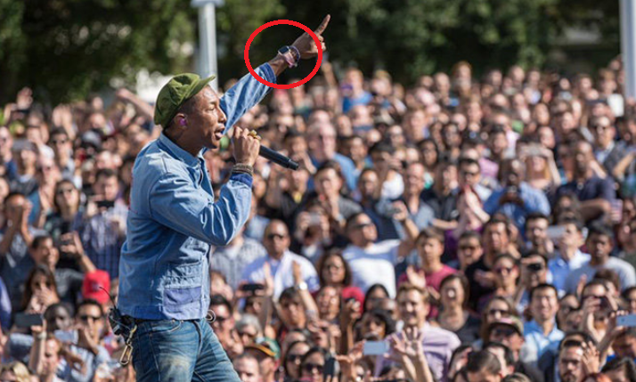 Pharrell gets happy at Apple&#039;s Earth Day concert - Second wave of Apple Watch pre-orders could start May 8th in Italy and 21 other countries