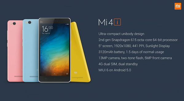 Xiaomi Mi 4i price and release date: shockingly low price, registrations start April 30th