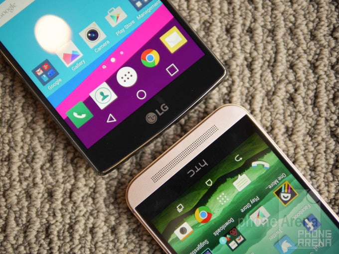 LG G4 vs HTC One M9: first look