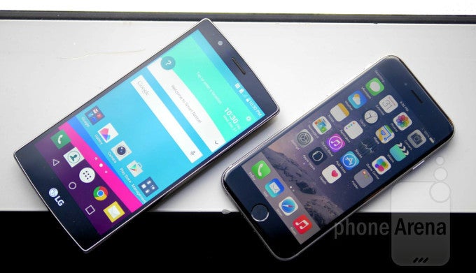 LG G4 vs Apple iPhone 6: first look