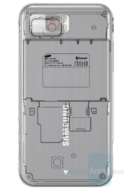 A867&#039;s sketch remind of the OMNIA - New information on Samsung phones for AT&amp;T