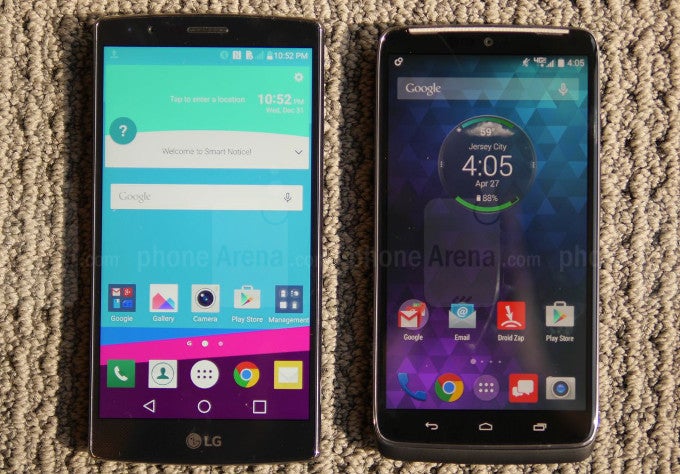 LG G4 vs Motorola Droid Turbo: first look