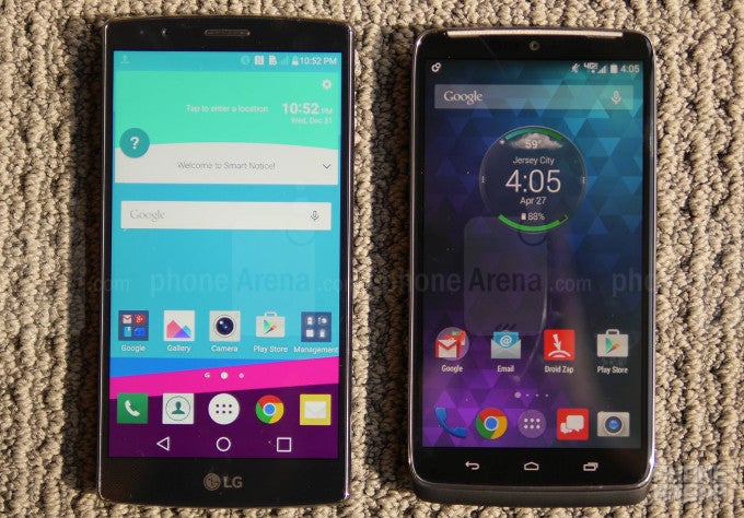 LG G4 vs Motorola Droid Turbo: first look