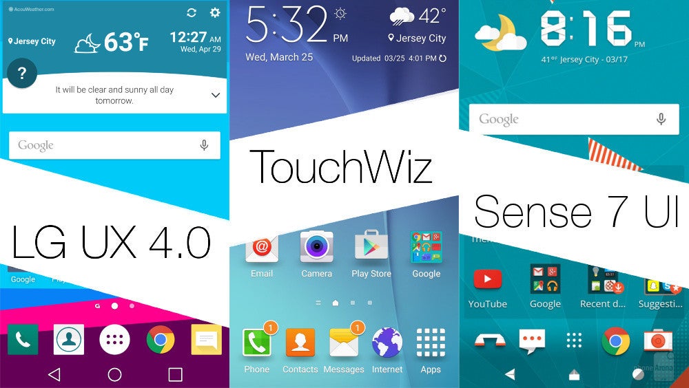 LG UX 4.0 vs new TouchWiz vs Sense UI 7: UI comparison, vote for the better one here!