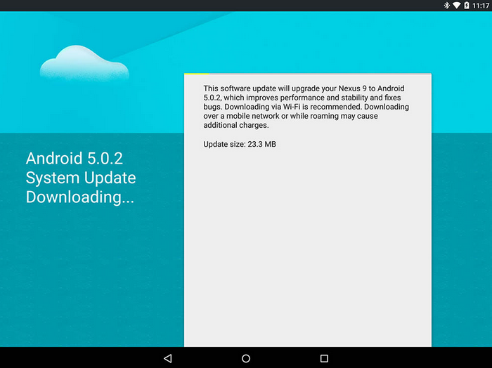 Nexus 9 receives update today to Android 5.0.2 - Nexus 9 finally is updated to Android 5.0.2; tablet is still well behind other Nexus tablets