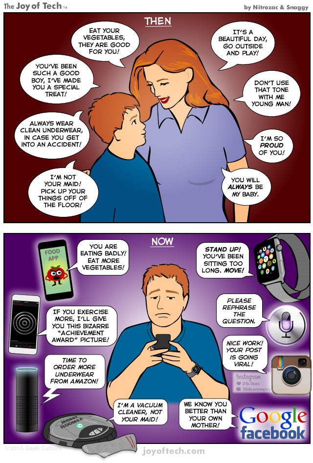 Humor: Technology and Mother’s Day – or technology is now our mother