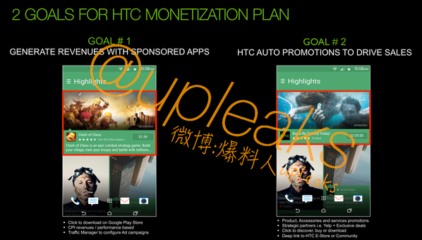 Alleged HTC monetization plan pops up: BlinkFeed might soon come with ads, auto-promotions