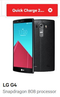 The LG G4 does come with Quick Charge 2.0 - LG G4 does have Quick Charge 2.0 capabilities