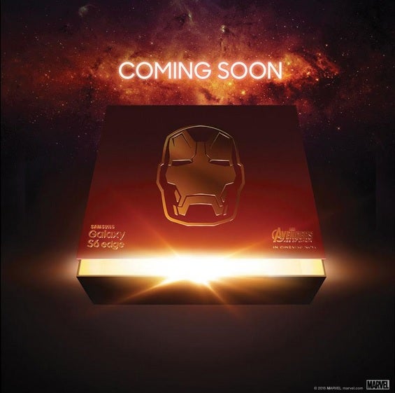 Samsung drops teaser image for Galaxy S6 edge Iron Man edition