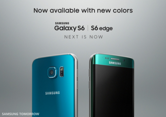 Blue Topaz and Green Emerald now available for the Samsung Galaxy S6 and Samsung Galaxy S6 edge - Blue Topaz Samsung Galaxy S6 and Emerald Green Samsung Galaxy S6 edge now available