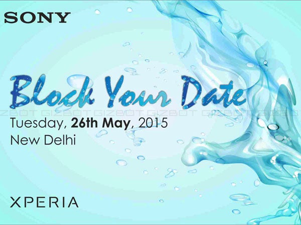 Sony sends out invitations to Xperia event next week in India