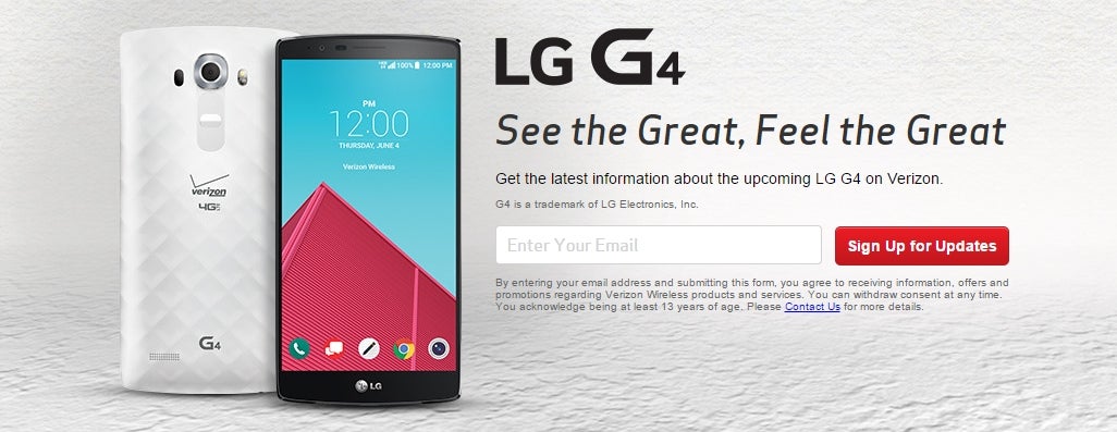 LG G4 could be launched on June 4 by Verizon