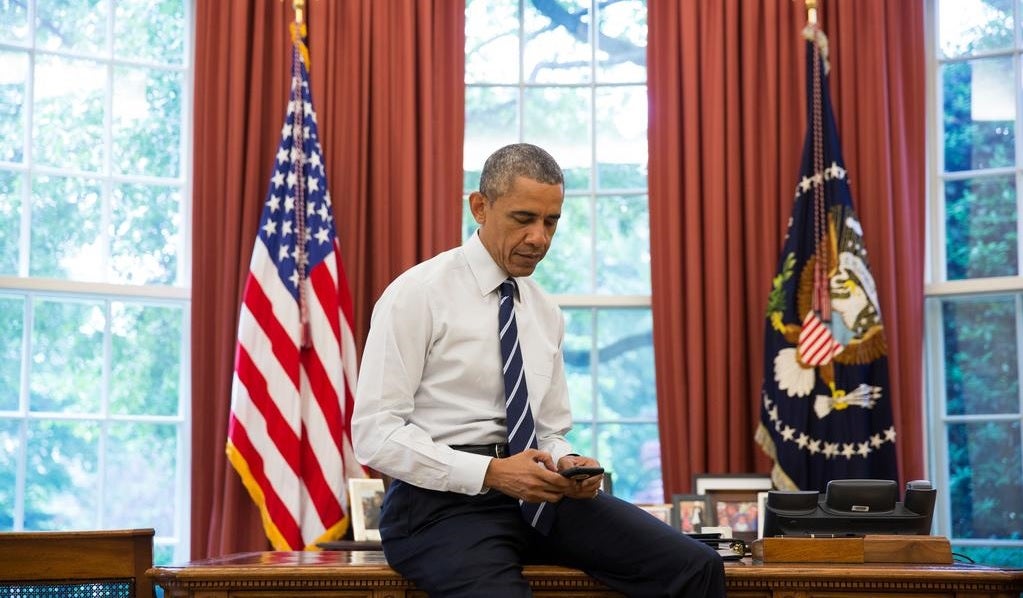 President Obama has his own Twitter account, @POTUS will stay with the office