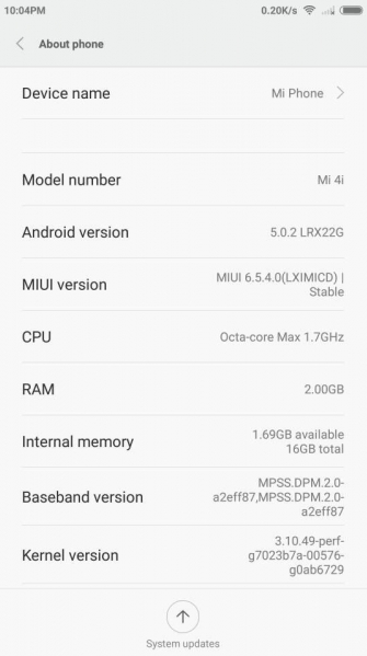Xiaomi Mi 4i after receiving V6.5.4.0 LXIMICD update to prevent overheating issues - Xiaomi Mi 4i receives update to help with overheating issues