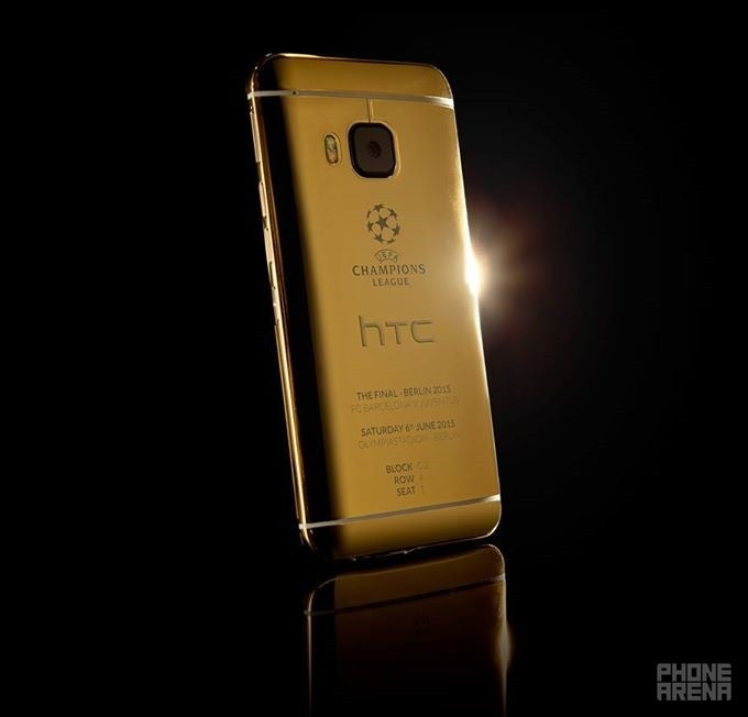 24ct gold HTC One M9 commemorates the UEFA Champions League Final