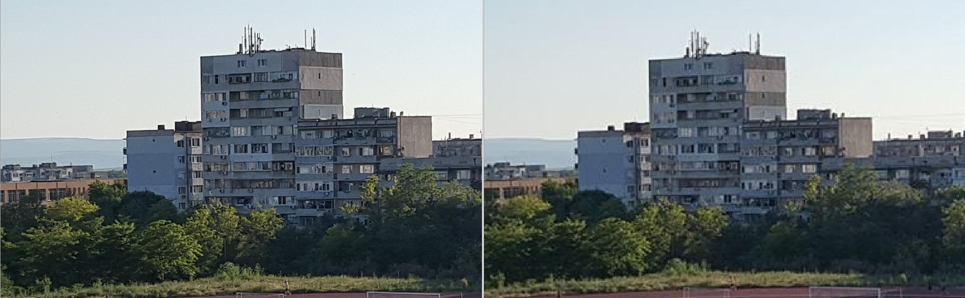 Original, full-sized image crop (left); same image uploaded to Facebook (right). Click to explore properly. - Here's why your camera's megapixel count is less important than you think