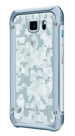 The Samsung Galaxy S6 active in Camo White - Samsung Galaxy S6 active is announced, rugged high-end Android phone available only at AT&T