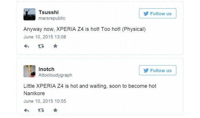 Japanese Sony Xperia Z4 users are already complaining of overheating issues