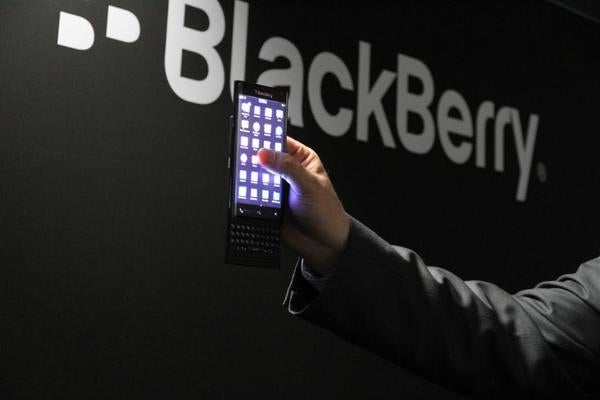 This is the slider phone that BlackBerry teased on stage at MWC 2015 - BlackBerry rumored to launch a slider phone based on Android this fall