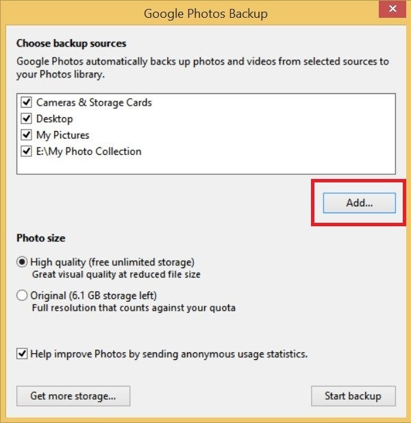 How to upload your desktop photo/video collection to Google Photos