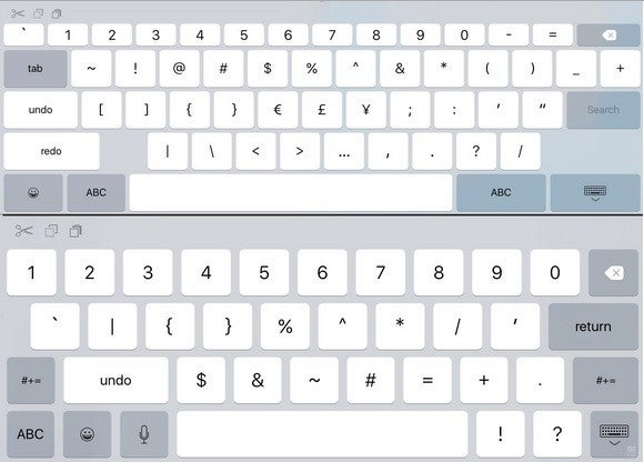 iOS 9's iPad keyboard layout adds more legitimacy to iPad Pro / Plus claims