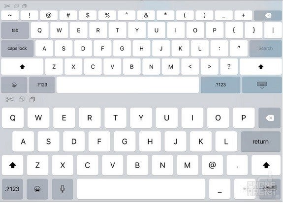 iOS 9&#039;s iPad keyboard layout adds more legitimacy to iPad Pro / Plus claims