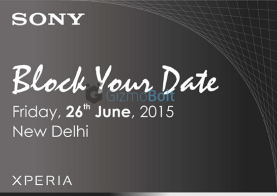 The Sony Xperia Z3+ will be unveiled in India on June 26th - Sony Xperia Z3+ to be unveiled in India on June 26th?