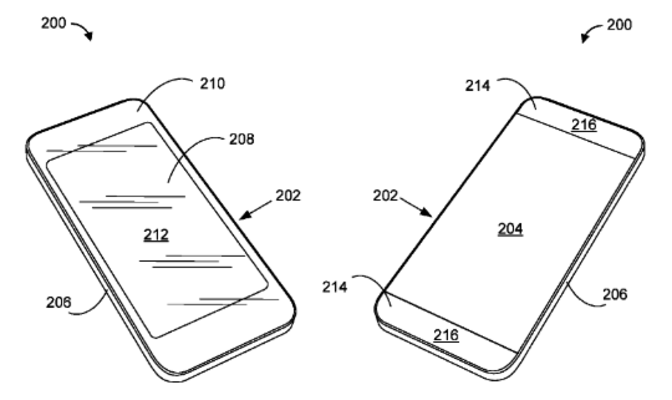 Image from Apple's patent application - Apple files for a patent on a material that looks like metal, but allows for wireless reception