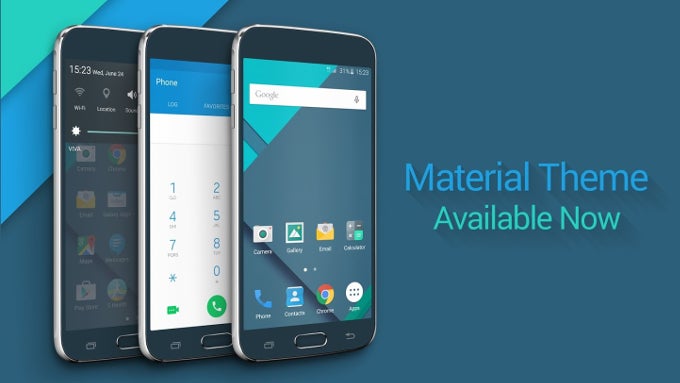 The first ever Material Design theme for Galaxy S6 and S6 edge is available now!