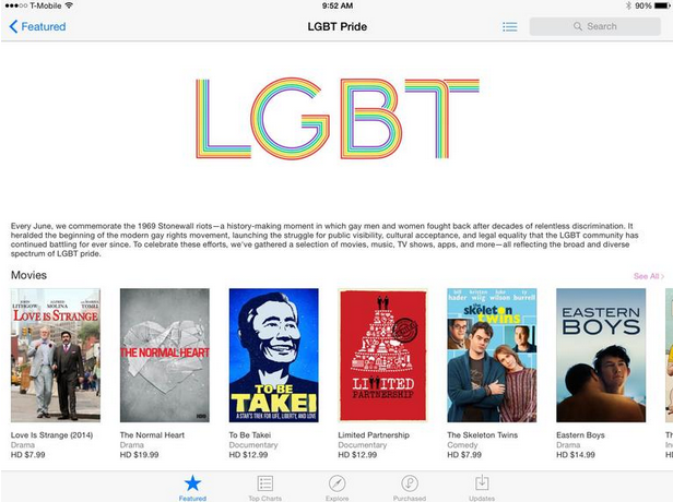 The App Store has a special section promoting LGBT content - On historic day in the U.S., Apple promotes LGBT content in the App Store
