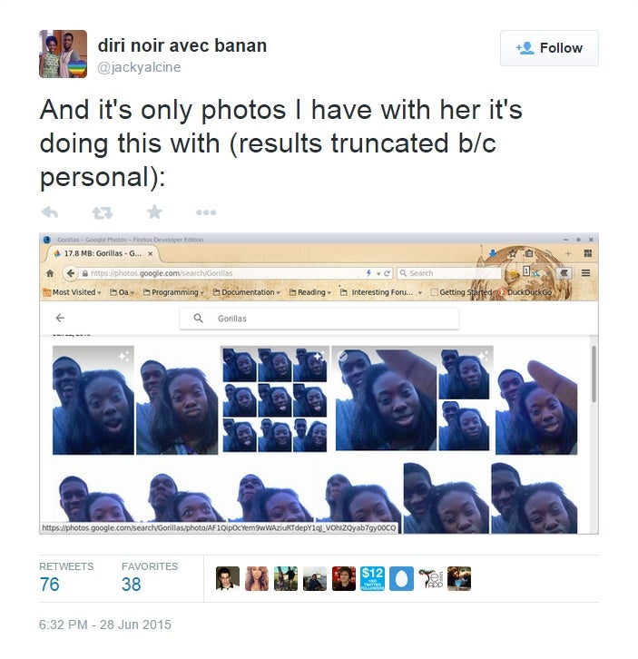 Google Photos tags dark-skinned people as gorillas, executive apologizes