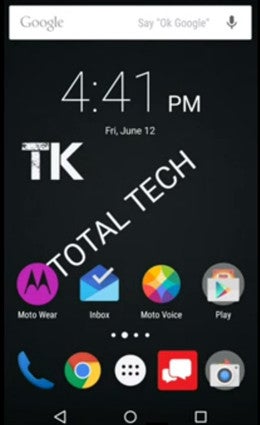 An alleged screenshot of the Moto X home screen. Via TK Total Tech - Motorola Moto X (2015) rumor round-up: design, specs, price, release date, and all we know so far