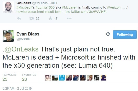 The Microsoft Lumia 1030 is reportedly &quot;dead&quot; - no Lumia 1020 successor this year?