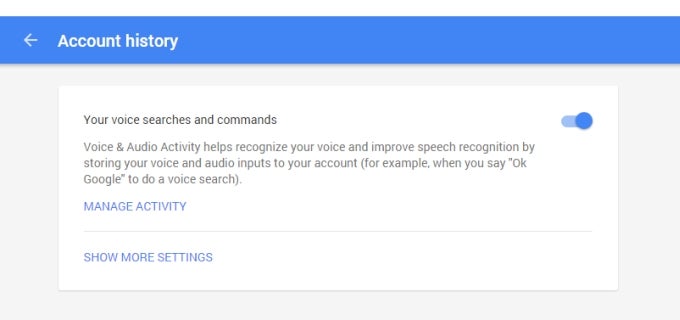How to view and delete your Google Voice Search history