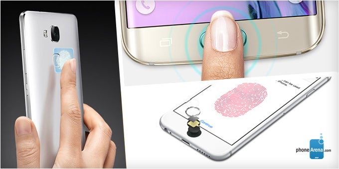 Fingerprint scanners comparison: Galaxy S6 vs iPhone 6 vs Note 4 vs Huawei Mate7 vs Meizu MX4 Pro