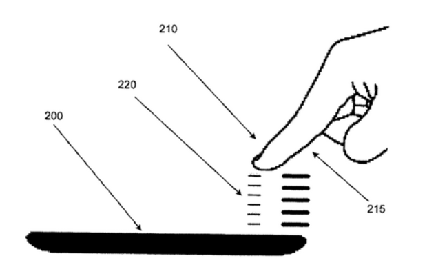 Sensors measure the angle of your finger above the screen allowing elements on the screen to move in anticipation of your touch - Microsoft patent application can make typing on a virtual QWERTY much easier