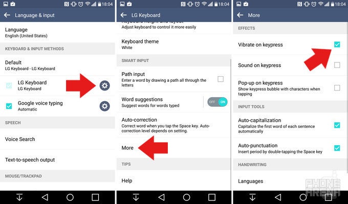 This is how you enable haptic feedback on the LG G4, step by step - 10 things I changed about my LG G4 soon after I got it