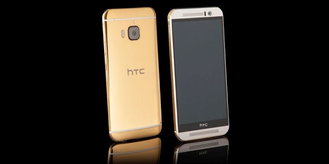 Goldgenie's 24K gold-plated HTC One M9 costs a whopping $2,560